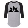 Unisex Three-Quarter Raglan Sleeve Baseball Jersey T-Shirt Thumbnail