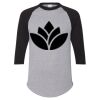 Unisex Three-Quarter Raglan Sleeve Baseball Jersey T-Shirt Thumbnail
