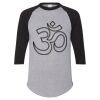 Unisex Three-Quarter Raglan Sleeve Baseball Jersey T-Shirt Thumbnail