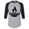 Unisex Three-Quarter Raglan Sleeve Baseball Jersey T-Shirt Thumbnail