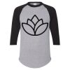 Unisex Three-Quarter Raglan Sleeve Baseball Jersey T-Shirt Thumbnail