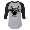Unisex Three-Quarter Raglan Sleeve Baseball Jersey T-Shirt Thumbnail