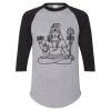 Unisex Three-Quarter Raglan Sleeve Baseball Jersey T-Shirt Thumbnail