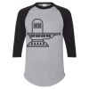 Unisex Three-Quarter Raglan Sleeve Baseball Jersey T-Shirt Thumbnail