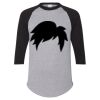 Unisex Three-Quarter Raglan Sleeve Baseball Jersey T-Shirt Thumbnail