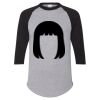 Unisex Three-Quarter Raglan Sleeve Baseball Jersey T-Shirt Thumbnail