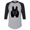 Unisex Three-Quarter Raglan Sleeve Baseball Jersey T-Shirt Thumbnail