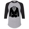 Unisex Three-Quarter Raglan Sleeve Baseball Jersey T-Shirt Thumbnail
