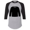 Unisex Three-Quarter Raglan Sleeve Baseball Jersey T-Shirt Thumbnail