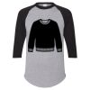 Unisex Three-Quarter Raglan Sleeve Baseball Jersey T-Shirt Thumbnail