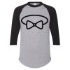 Unisex Three-Quarter Raglan Sleeve Baseball Jersey T-Shirt Thumbnail