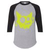 Unisex Three-Quarter Raglan Sleeve Baseball Jersey T-Shirt Thumbnail