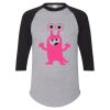 Unisex Three-Quarter Raglan Sleeve Baseball Jersey T-Shirt Thumbnail