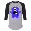 Unisex Three-Quarter Raglan Sleeve Baseball Jersey T-Shirt Thumbnail