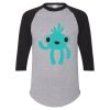 Unisex Three-Quarter Raglan Sleeve Baseball Jersey T-Shirt Thumbnail