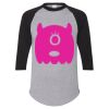 Unisex Three-Quarter Raglan Sleeve Baseball Jersey T-Shirt Thumbnail