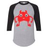 Unisex Three-Quarter Raglan Sleeve Baseball Jersey T-Shirt Thumbnail
