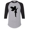 Unisex Three-Quarter Raglan Sleeve Baseball Jersey T-Shirt Thumbnail