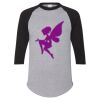 Unisex Three-Quarter Raglan Sleeve Baseball Jersey T-Shirt Thumbnail