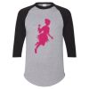 Unisex Three-Quarter Raglan Sleeve Baseball Jersey T-Shirt Thumbnail