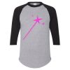 Unisex Three-Quarter Raglan Sleeve Baseball Jersey T-Shirt Thumbnail