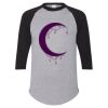 Unisex Three-Quarter Raglan Sleeve Baseball Jersey T-Shirt Thumbnail