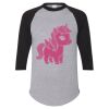 Unisex Three-Quarter Raglan Sleeve Baseball Jersey T-Shirt Thumbnail