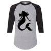 Unisex Three-Quarter Raglan Sleeve Baseball Jersey T-Shirt Thumbnail
