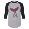 Unisex Three-Quarter Raglan Sleeve Baseball Jersey T-Shirt Thumbnail