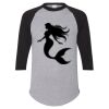 Unisex Three-Quarter Raglan Sleeve Baseball Jersey T-Shirt Thumbnail