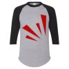 Unisex Three-Quarter Raglan Sleeve Baseball Jersey T-Shirt Thumbnail
