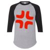 Unisex Three-Quarter Raglan Sleeve Baseball Jersey T-Shirt Thumbnail