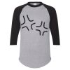 Unisex Three-Quarter Raglan Sleeve Baseball Jersey T-Shirt Thumbnail