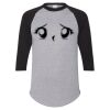 Unisex Three-Quarter Raglan Sleeve Baseball Jersey T-Shirt Thumbnail