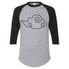 Unisex Three-Quarter Raglan Sleeve Baseball Jersey T-Shirt Thumbnail