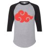 Unisex Three-Quarter Raglan Sleeve Baseball Jersey T-Shirt Thumbnail