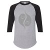 Unisex Three-Quarter Raglan Sleeve Baseball Jersey T-Shirt Thumbnail