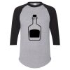 Unisex Three-Quarter Raglan Sleeve Baseball Jersey T-Shirt Thumbnail