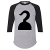 Unisex Three-Quarter Raglan Sleeve Baseball Jersey T-Shirt Thumbnail