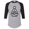 Unisex Three-Quarter Raglan Sleeve Baseball Jersey T-Shirt Thumbnail