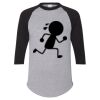 Unisex Three-Quarter Raglan Sleeve Baseball Jersey T-Shirt Thumbnail