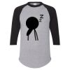 Unisex Three-Quarter Raglan Sleeve Baseball Jersey T-Shirt Thumbnail