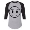 Unisex Three-Quarter Raglan Sleeve Baseball Jersey T-Shirt Thumbnail