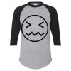 Unisex Three-Quarter Raglan Sleeve Baseball Jersey T-Shirt Thumbnail
