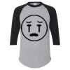 Unisex Three-Quarter Raglan Sleeve Baseball Jersey T-Shirt Thumbnail