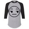 Unisex Three-Quarter Raglan Sleeve Baseball Jersey T-Shirt Thumbnail