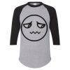 Unisex Three-Quarter Raglan Sleeve Baseball Jersey T-Shirt Thumbnail