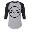 Unisex Three-Quarter Raglan Sleeve Baseball Jersey T-Shirt Thumbnail