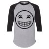Unisex Three-Quarter Raglan Sleeve Baseball Jersey T-Shirt Thumbnail