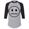 Unisex Three-Quarter Raglan Sleeve Baseball Jersey T-Shirt Thumbnail